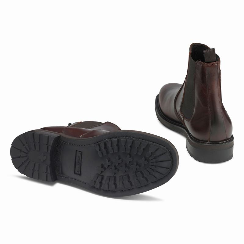 Russell And Bromley Wayside Chelsea Støvler Herre Brune | YLG1255EW