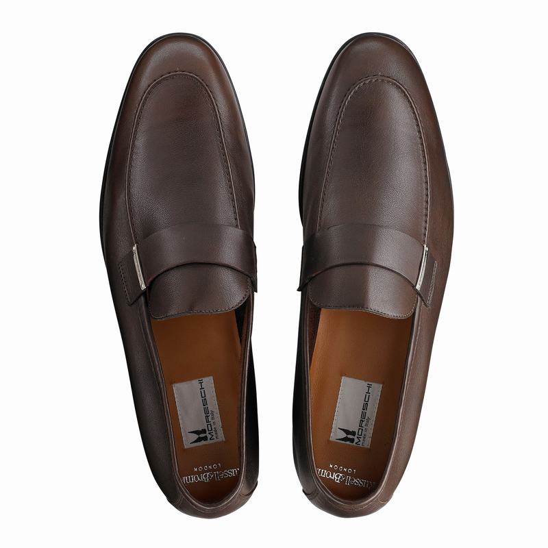 Russell And Bromley Wonder Mokkasiner Herre Brune | FEI4369MY