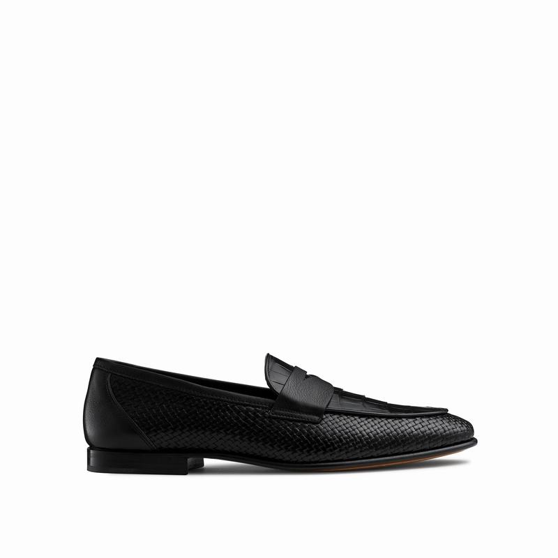 Russell And Bromley Yari Mokkasiner Herre Sort | NCR5548UO