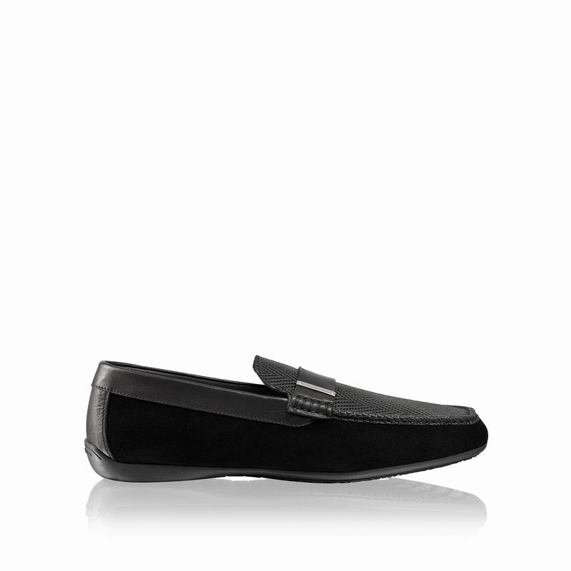 Russell And Bromley Yoga Mokkasiner Herre Sort | FDC2237AP