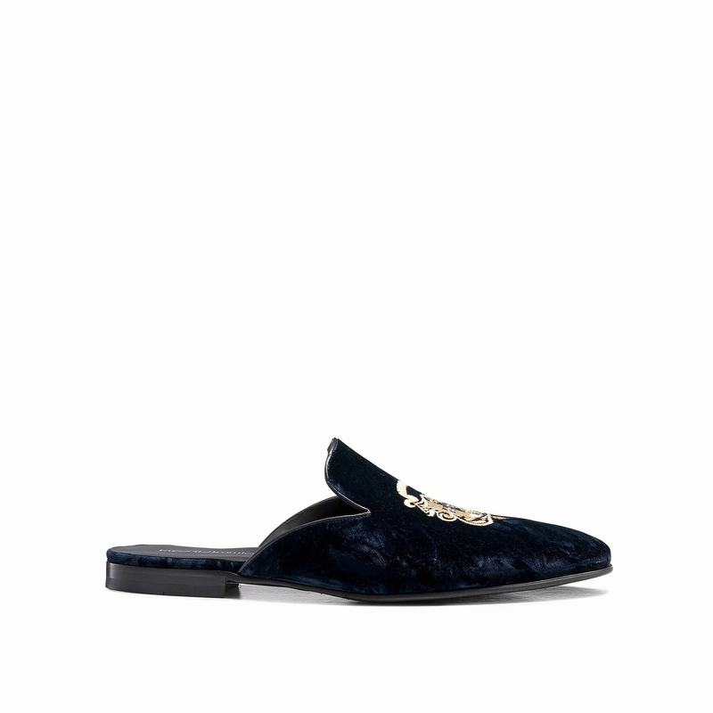 Russell And Bromley Barocco Mokkasiner Herre Blå | NPC5696YR