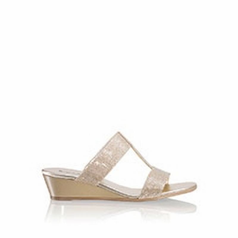 Russell And Bromley Bellina Kilehæl Sandaler Dame Guld | RDM9779NU