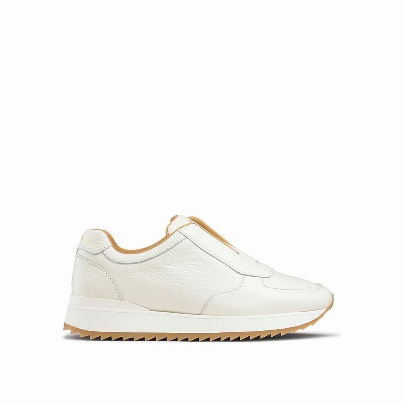 Russell And Bromley Catch Me Platform Sneakers Dame Hvide | JZP7367YN