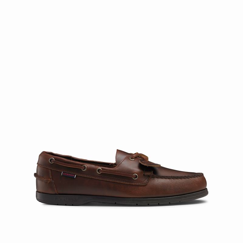 Russell And Bromley Docksides Sejlersko Herre Brune | XOF343GB