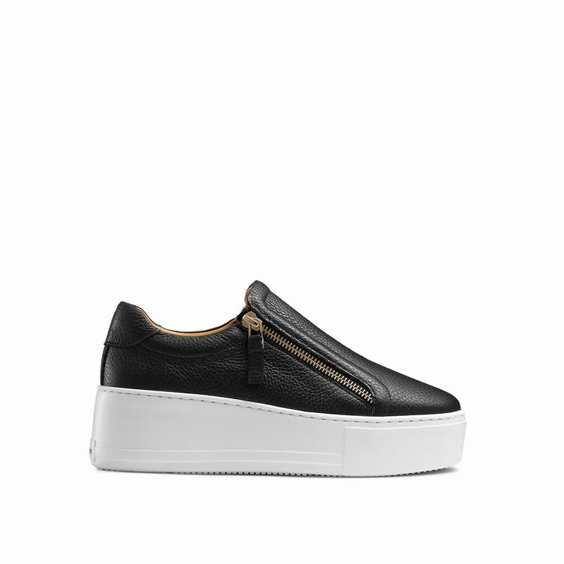 Russell And Bromley Doublepark Platform Sneakers Dame Sort | NTY4332RL