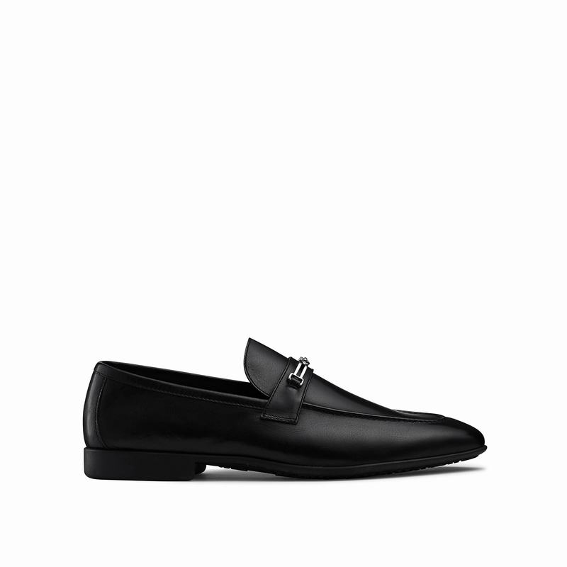 Russell And Bromley Duty Mokkasiner Herre Sort | DIP6869VB