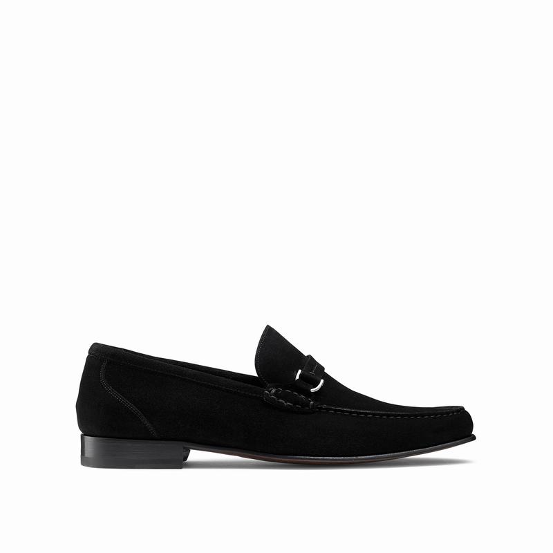 Russell And Bromley Elite Mokkasiner Herre Sort | YTJ7166BE