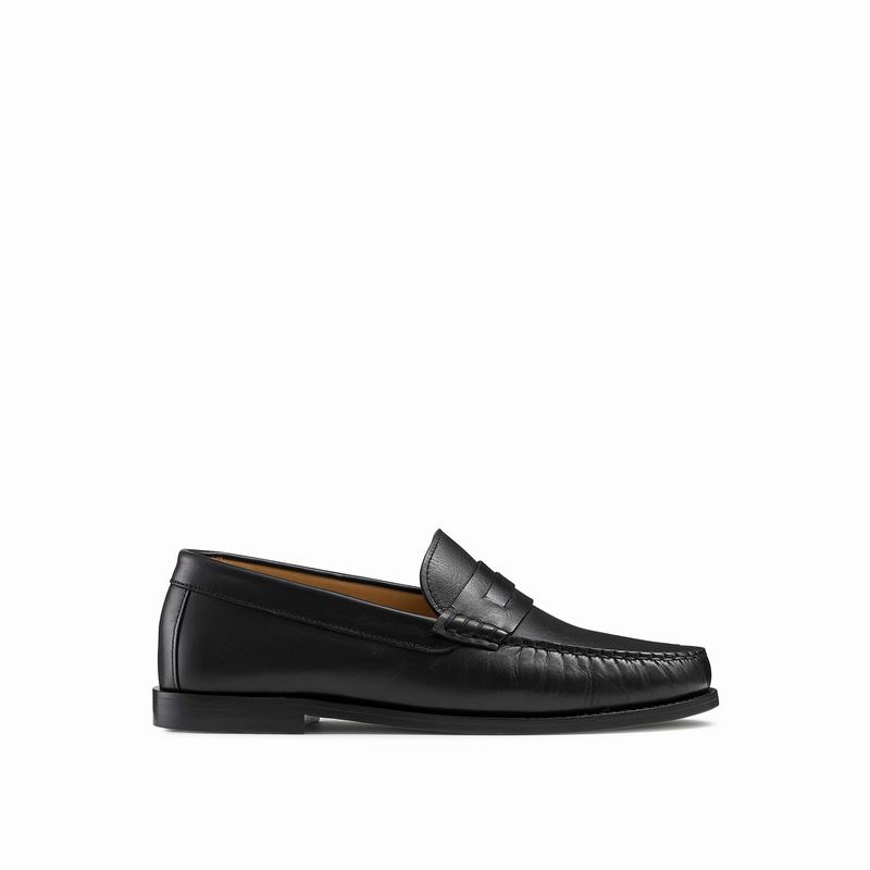 Russell And Bromley Emily Mokkasiner Dame Sort | STN9042GN