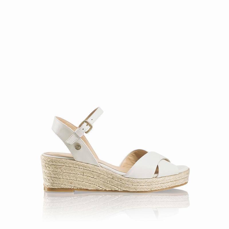 Russell And Bromley Gelato Espadrillos Dame Hvide | LDJ6681CJ