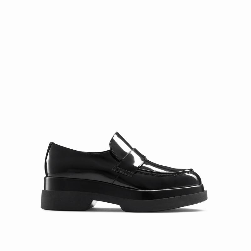 Russell And Bromley Geri Mokkasiner Dame Sort | JXP4531WN