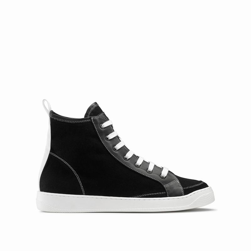 Russell And Bromley Home Run M Høje Sneakers Herre Sort | RJA8377TZ