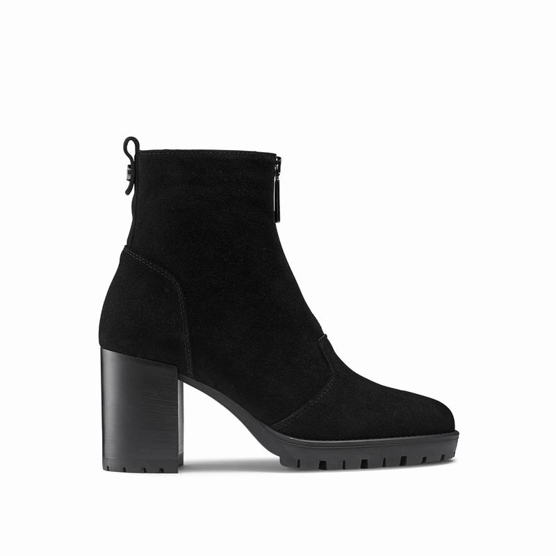 Russell And Bromley Igloo Ankelstøvler Dame Sort | DLX6470BH