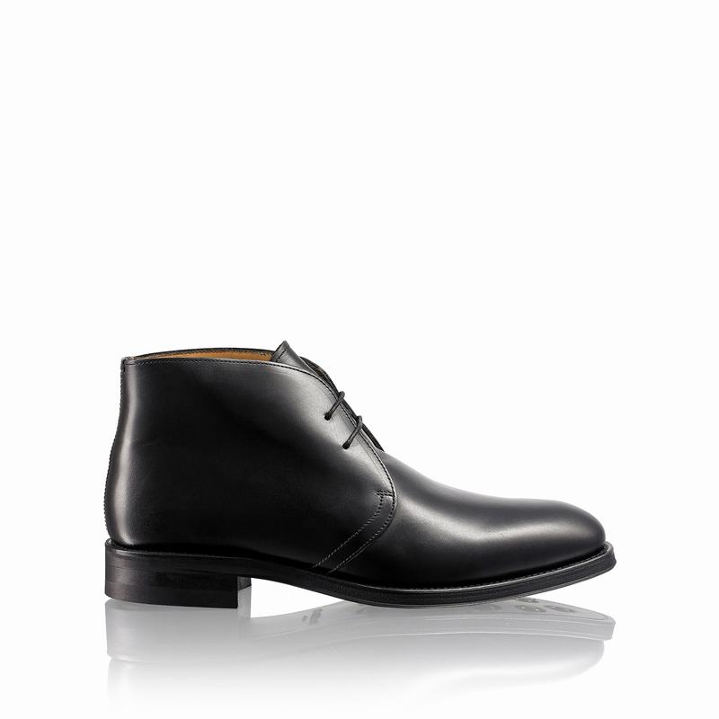 Russell And Bromley Jermyn Ørkenstøvler Herre Sort | WAD8337JI