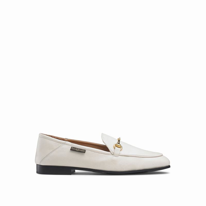 Russell And Bromley Loafer Mokkasiner Dame Hvide | DTH5054BH