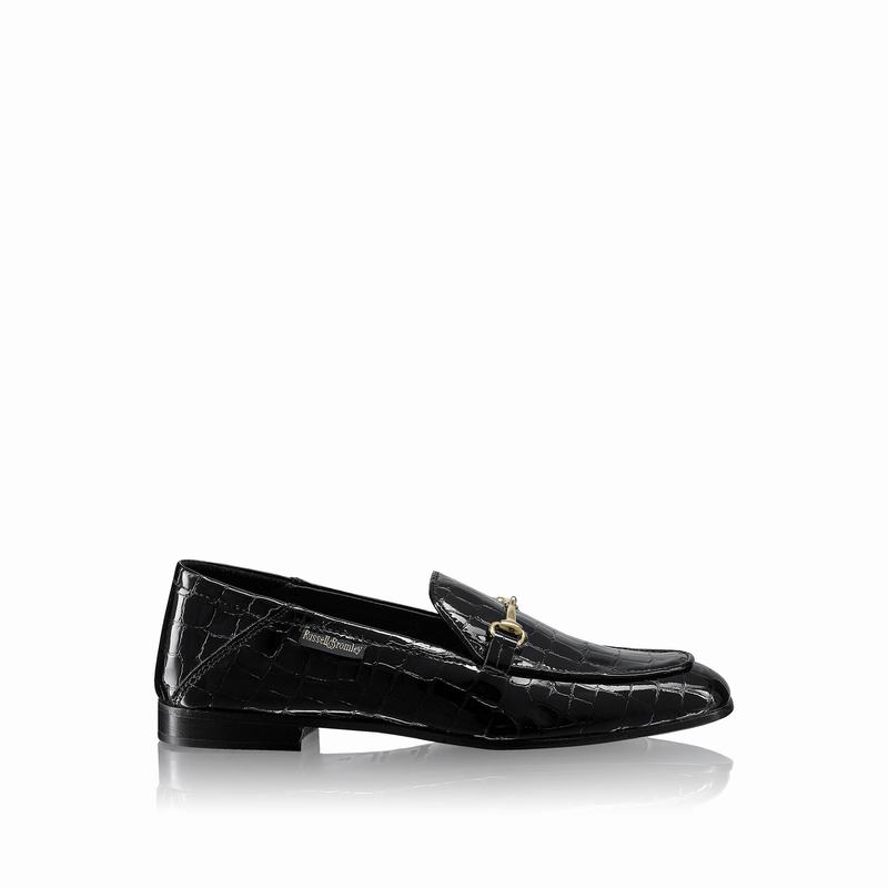 Russell And Bromley Loafer Mokkasiner Dame Sort | LXH1230EW