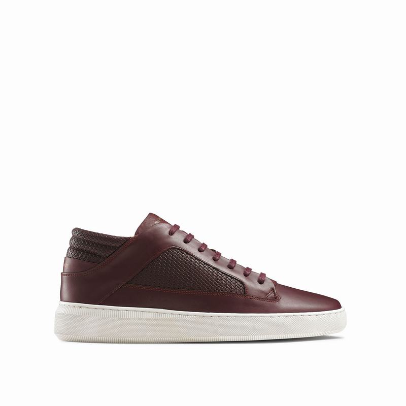 Russell And Bromley Milestone Mellemhøje Sneakers Herre Rød | BKT57100KW