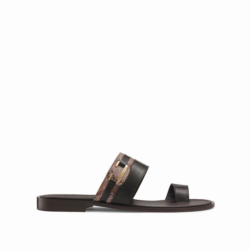 Russell And Bromley Oasis Sandaler Herre Brune | PIJ7160SF