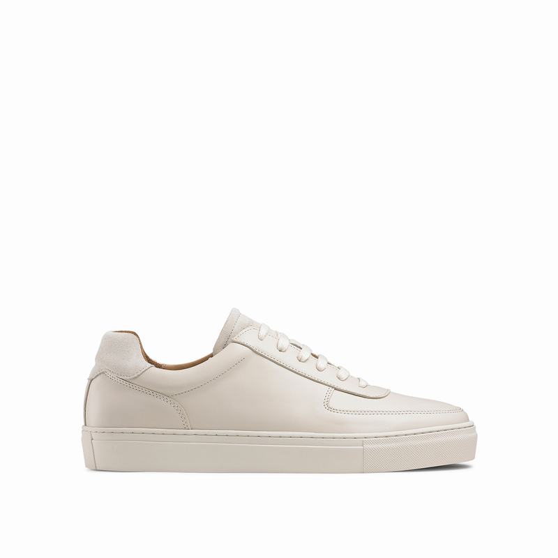 Russell And Bromley Outfield Lave Sneakers Herre Hvide Hvide | AWR8818QU