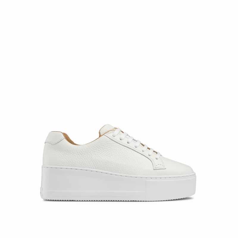 Russell And Bromley Park Life Platform Sneakers Dame Hvide | FVS2019PR