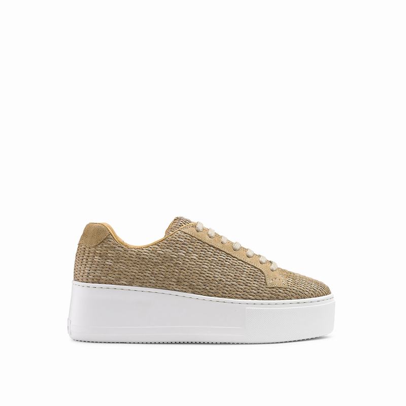 Russell And Bromley Park Life Platform Sneakers Dame Brune | TTZ469SS