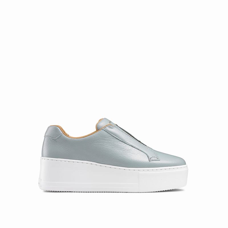 Russell And Bromley Park Up Platform Sneakers Dame Blå | NOG4470TI