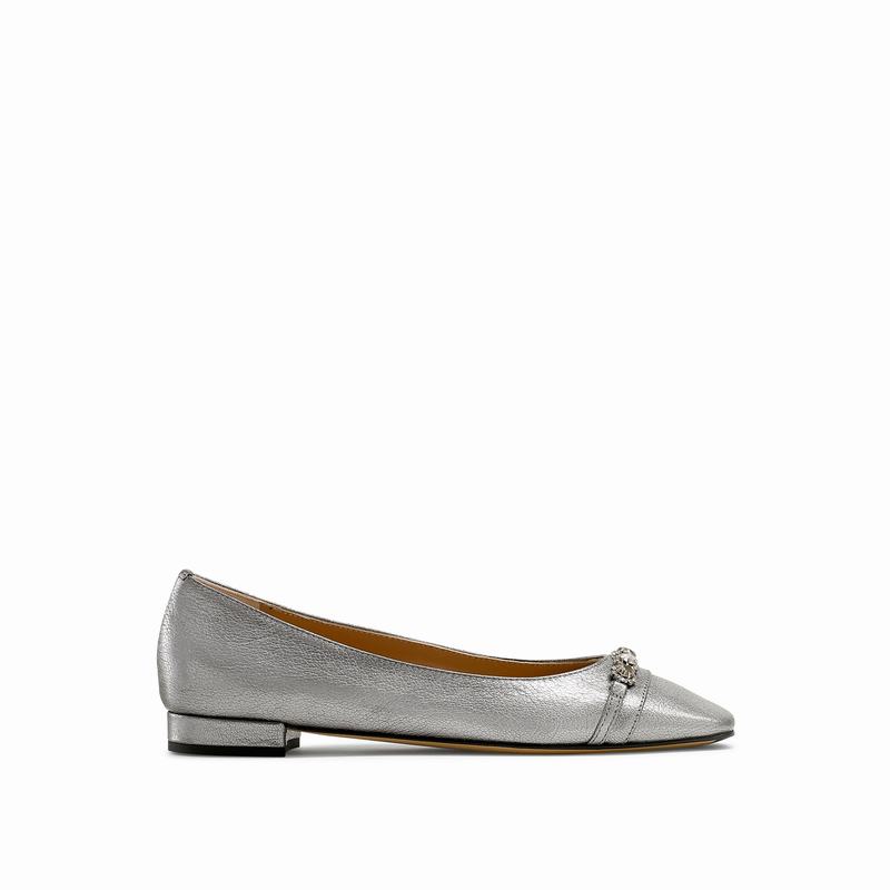 Russell And Bromley Posie Balletsko Dame Metallic | MAE3484GC