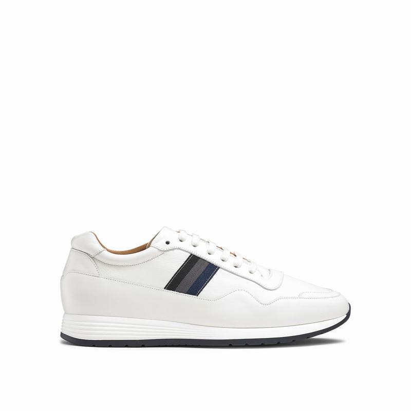 Russell And Bromley Run Time Lave Sneakers Herre Hvide | ZDX7732ON