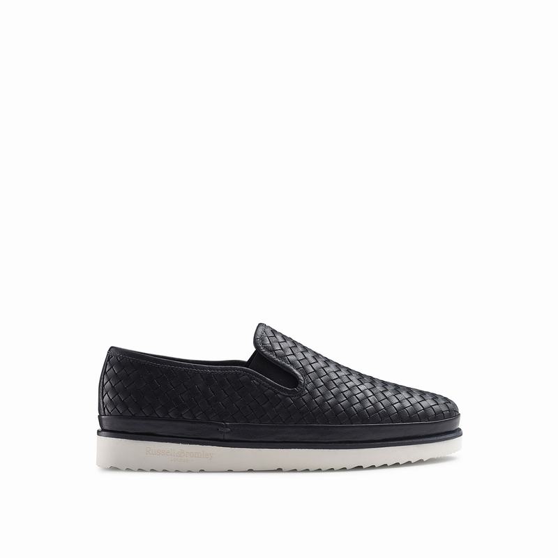 Russell And Bromley Sanmarina Slip On Sneakers Dame Blå | IVL4952SJ