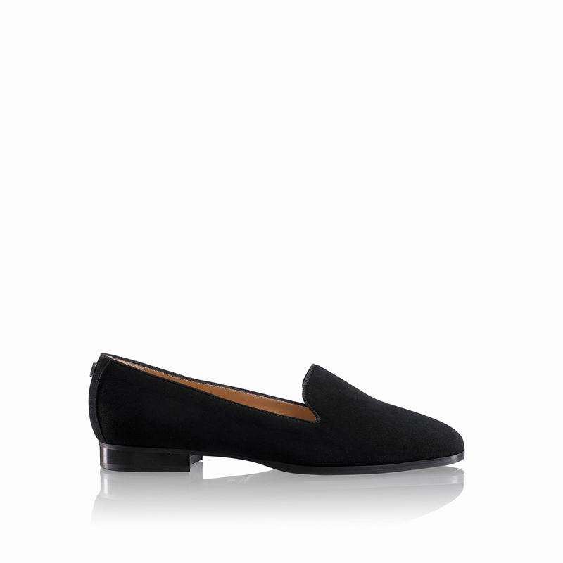 Russell And Bromley Smoking Balletsko Dame Sort | HRV82DT