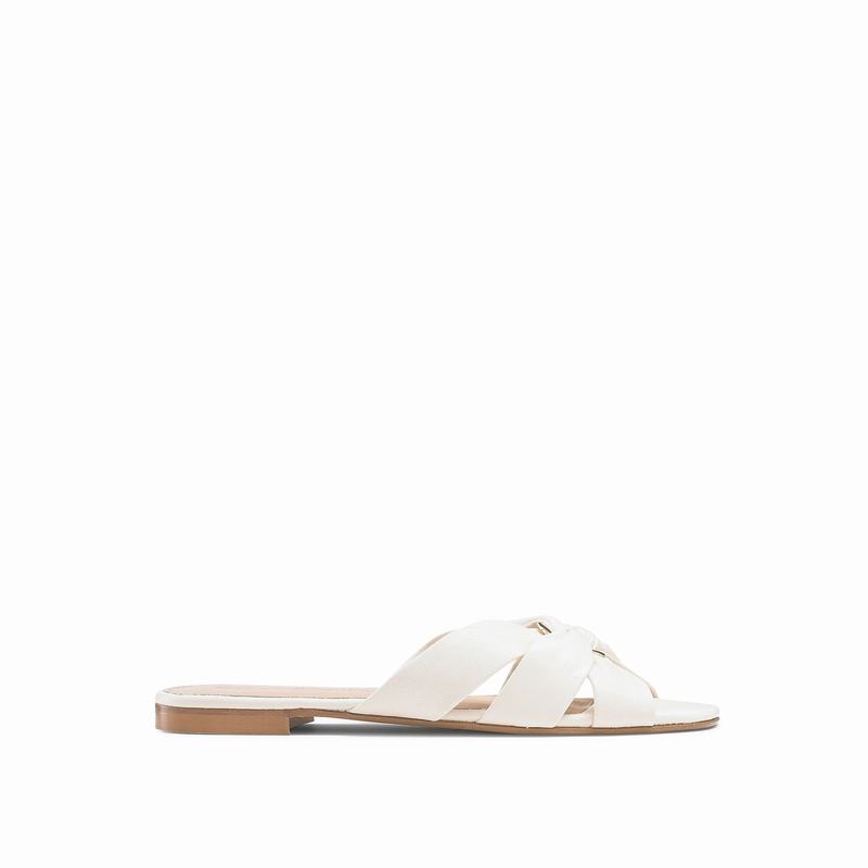 Russell And Bromley Softknot Mules Dame Hvide Hvide | XXD4578GC