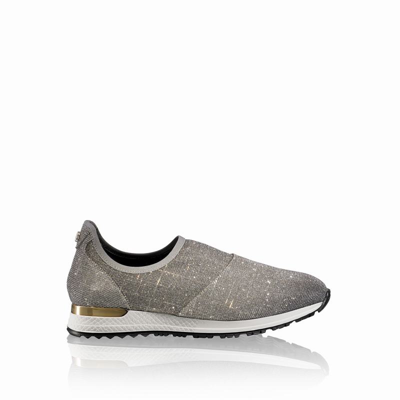 Russell And Bromley Stretchout Slip On Sneakers Dame Metallic | YAA4869AM