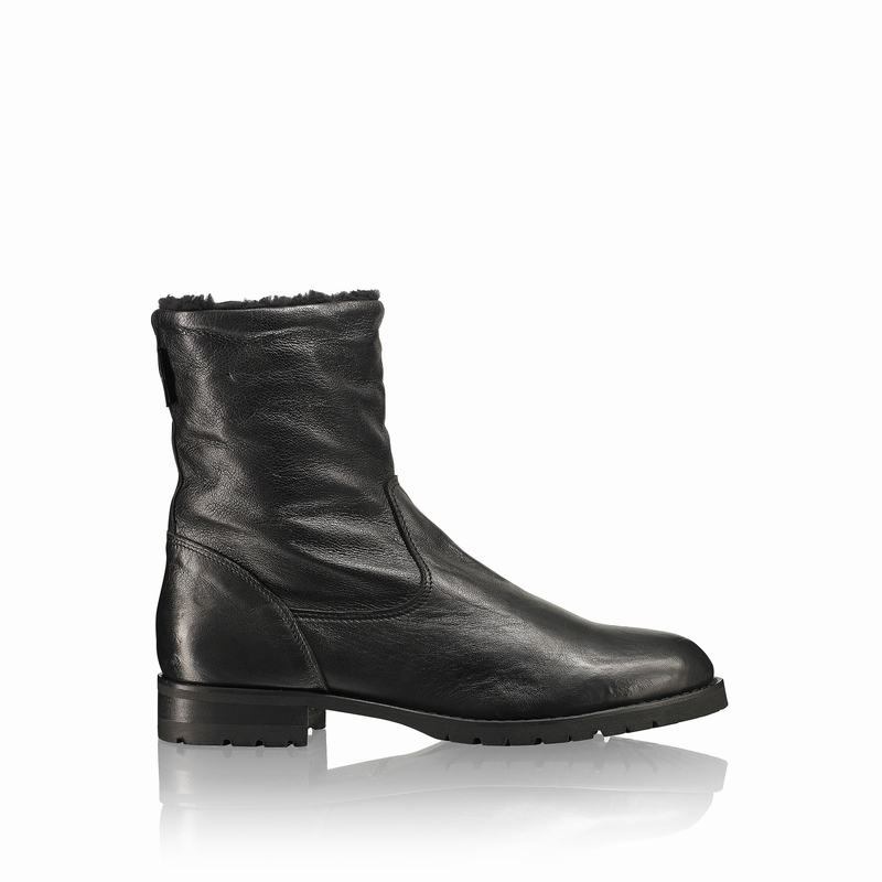 Russell And Bromley Teddy Ankelstøvler Dame Sort | AVG4762BY