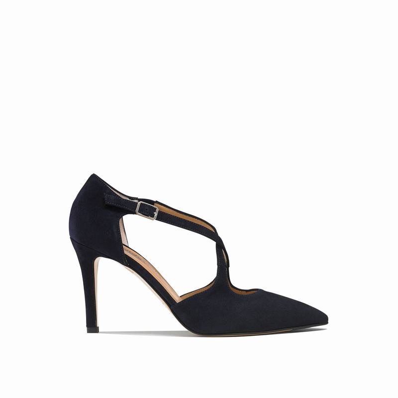 Russell And Bromley Xtra Hi Pumps Dame Blå | IZE7043MQ