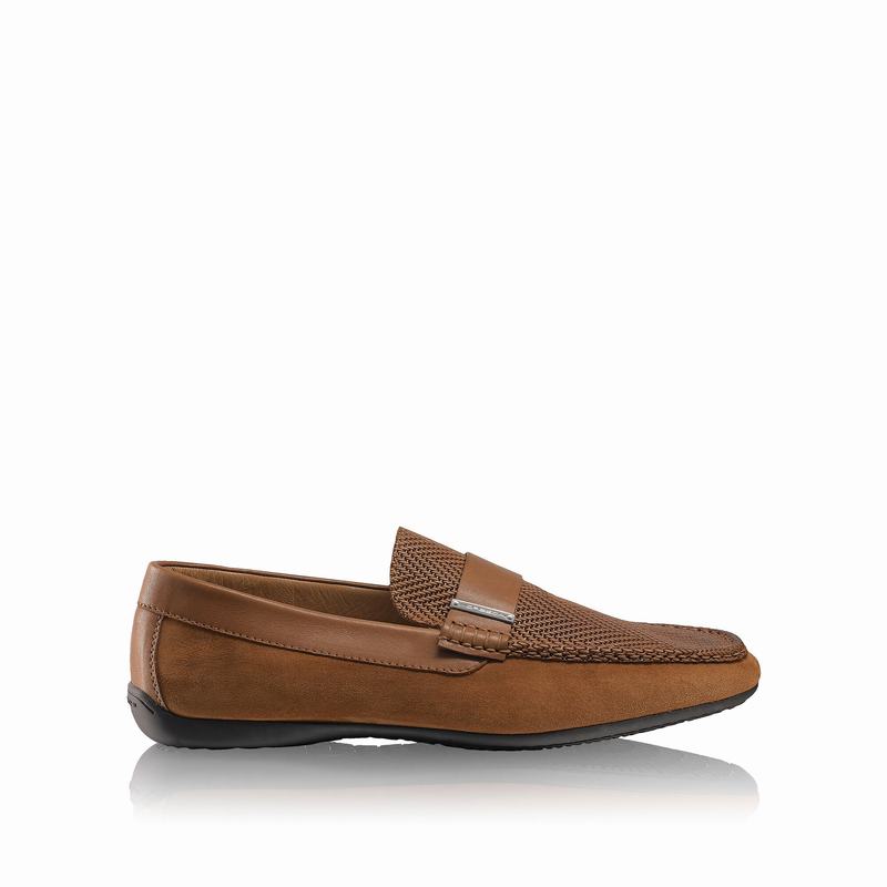 Russell And Bromley Yoga Mokkasiner Herre Brune | MNS7149RT